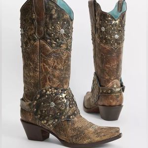 Corral Studded Cowgirl Country Western Boot